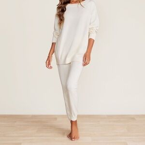 Barefoot Dreams Sunbleached Drapeback Tunic Chalk Size Medium